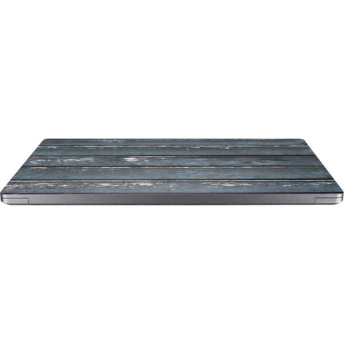 Chipped Blue Wood Universal Laptop 15in (12.2 x 8.8in) Skin